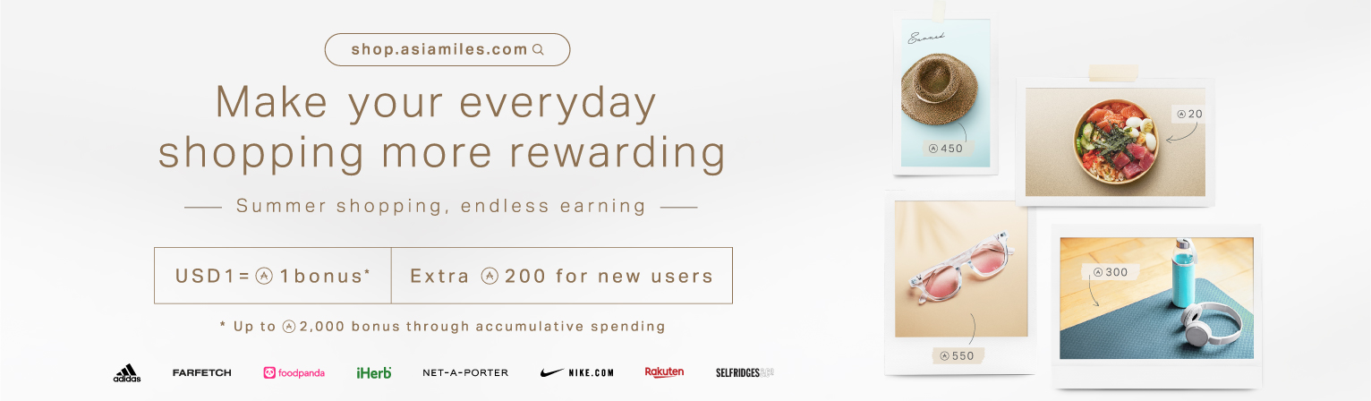 Everyday shopping, made miles better